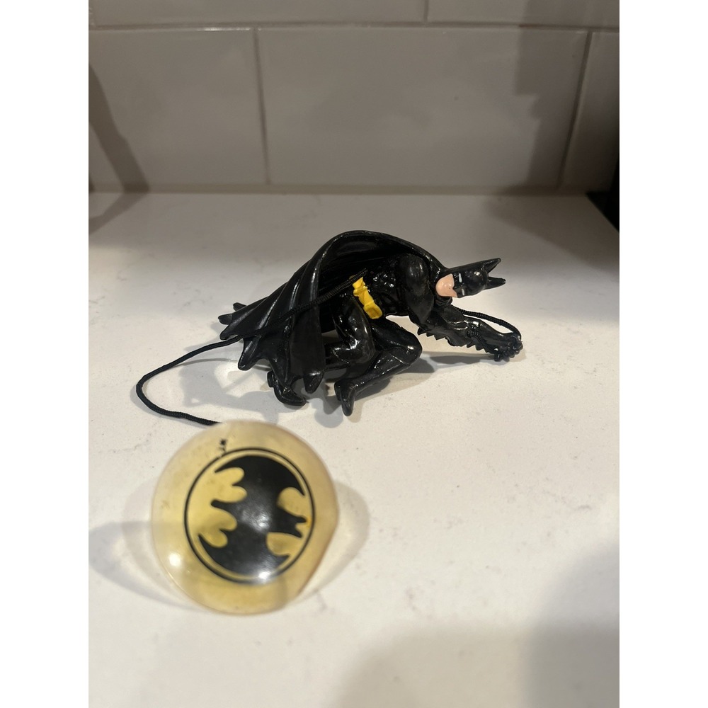 Vintage Swinging Batman Window Figure W/Suction Cup rare